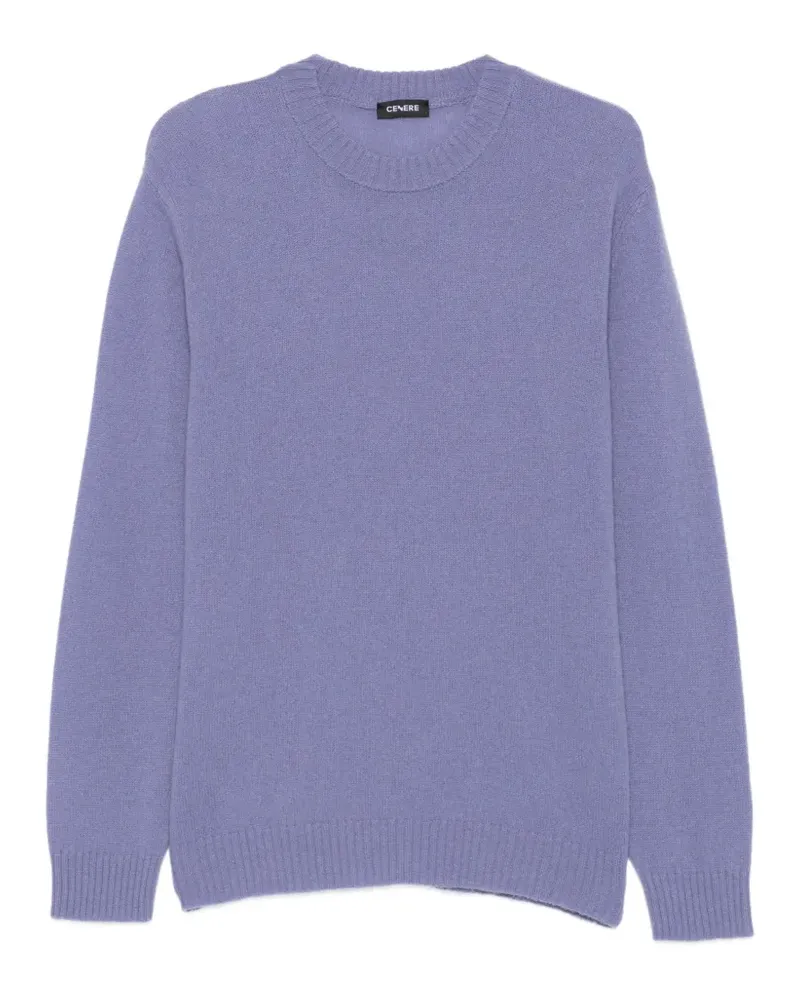 CENERE GB fine-knit crew-neck sweater - Violett Violett