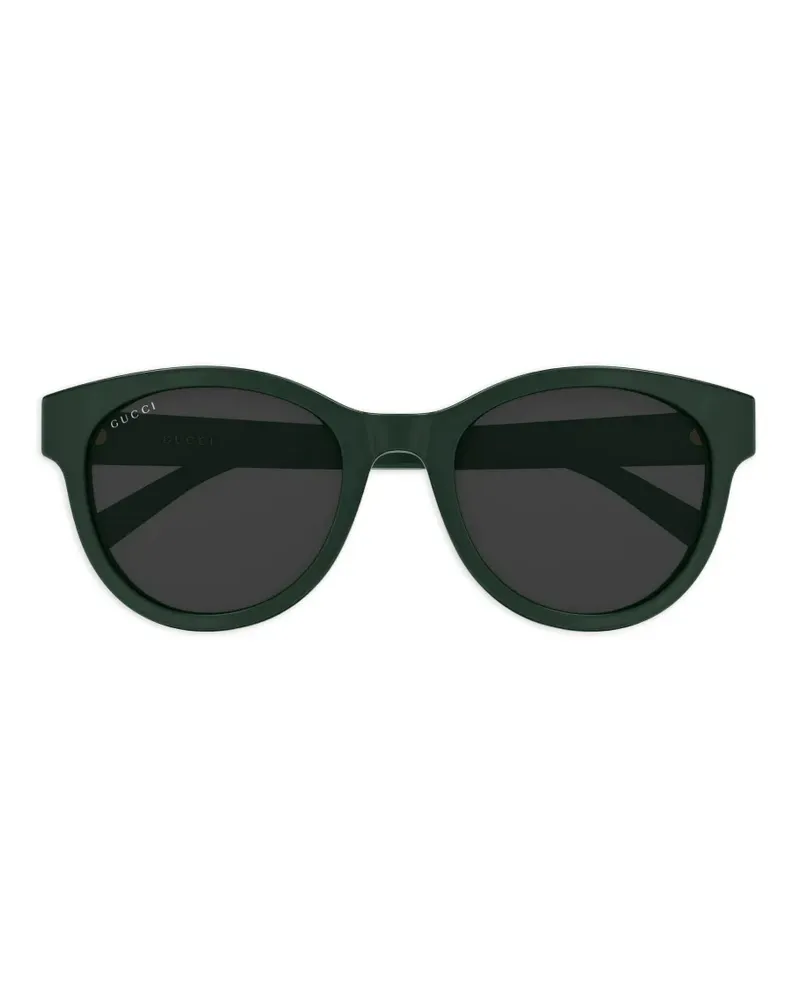 Gucci Sonnenbrille mit rundem Gestell - Grün Grün