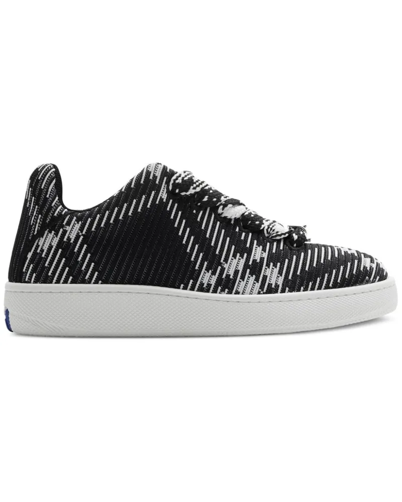 Burberry Karierte Sneakers - Schwarz Schwarz