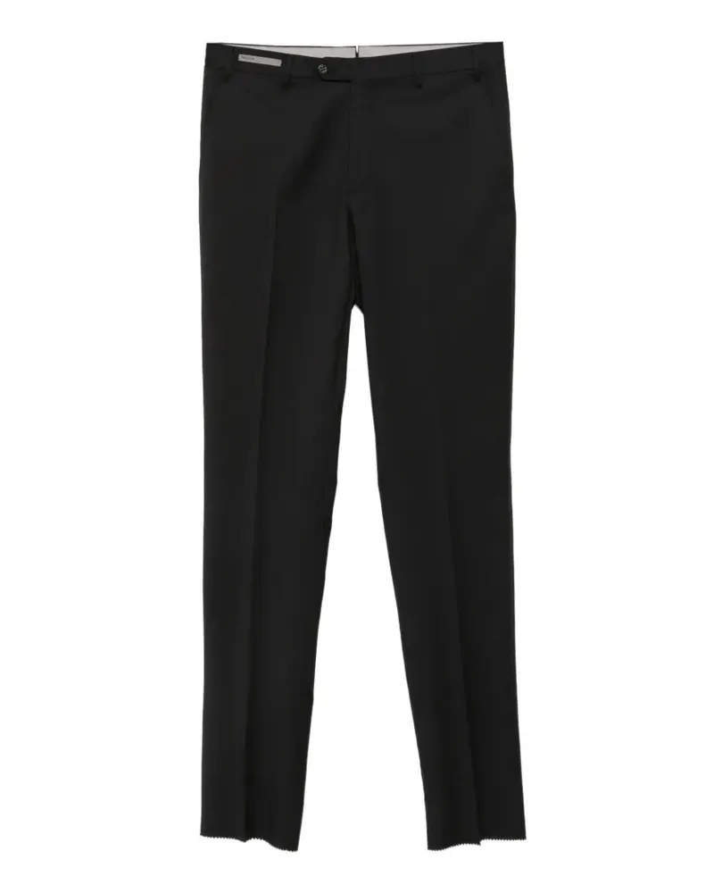 Corneliani Klassische Hose mit Bügelfalten - Schwarz Schwarz