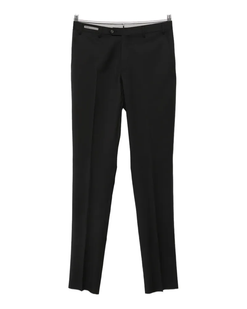 Corneliani Klassische Hose mit Bügelfalten - Schwarz Schwarz
