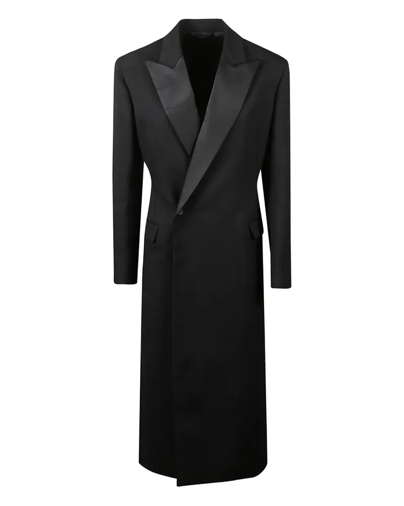 Carven tuxedo wool coat - Schwarz Schwarz