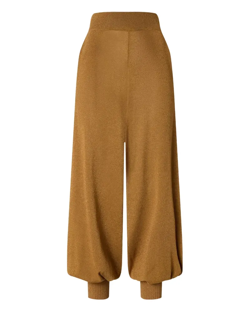 Pinko Hose mit Umschlag - Braun Braun