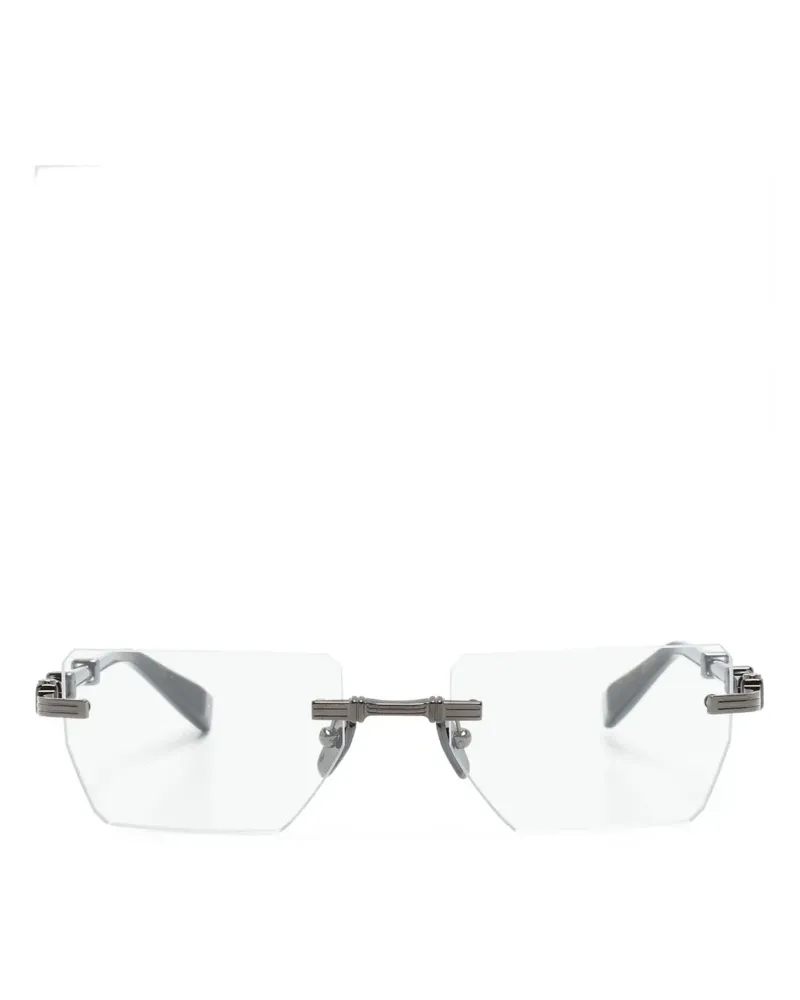 Balmain Pierre Brille mit eckigem Gestell - Schwarz Schwarz