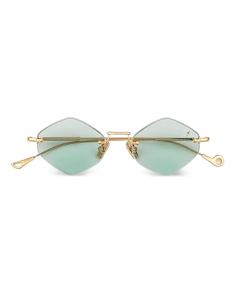 Eyepetizer Empire Sonnenbrille mit geometrischem Gestell - Gold Gold