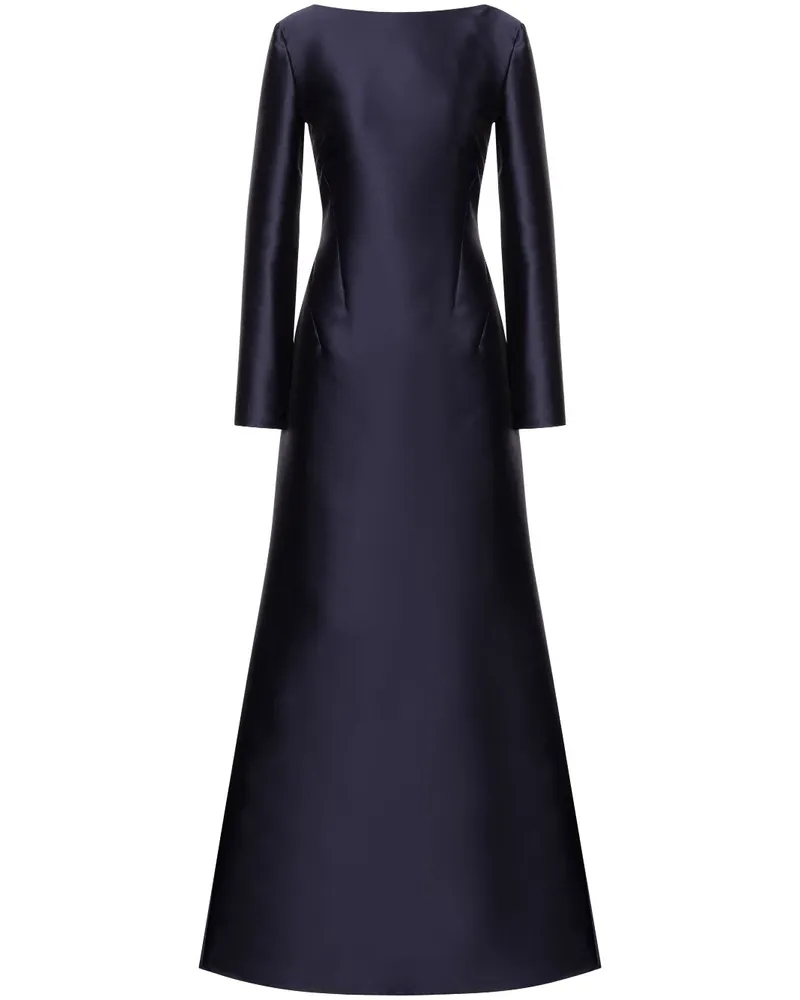 Alberta Ferretti Kleid mit langen Ärmeln - Blau Blau