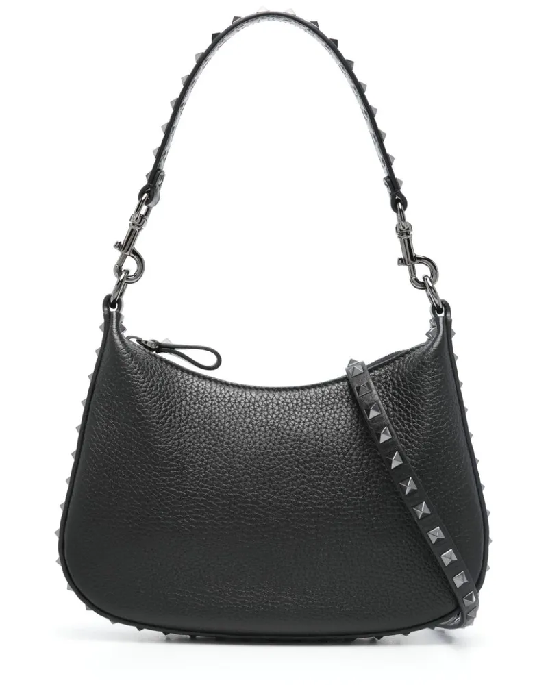 Valentino Garavani Kleine Rockstud Schultertasche - Schwarz Schwarz