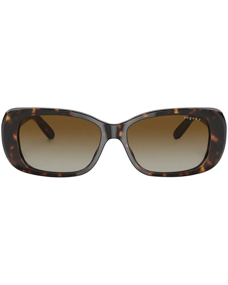 Vogue Cat-Eye-Brille in Schildpattoptik - Braun Braun