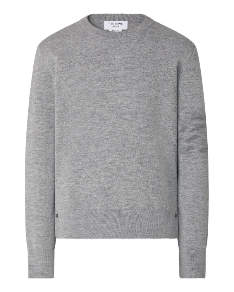 Thom Browne 4-Bar Ottoman Milano Pullover - Rot Rot