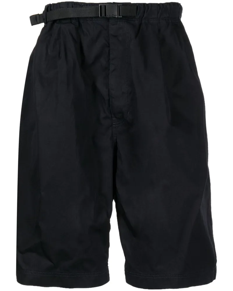 Comme des Garçons Shorts mit Faltendetail - Schwarz Schwarz