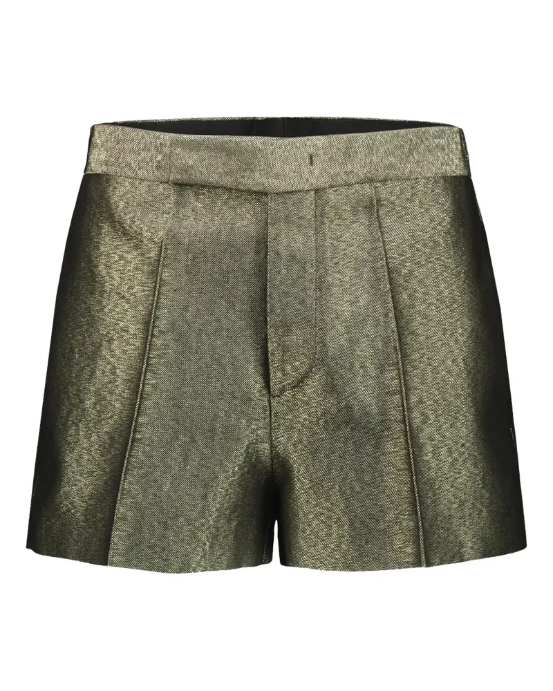 Sapio N7C Shorts im Metallic-Look - Gold Gold