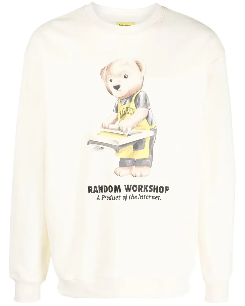 Market Pullover mit grafischem Print - Nude Nude