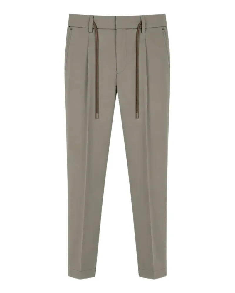 Manuel Ritz pleated drawstring trousers - Grau Grau