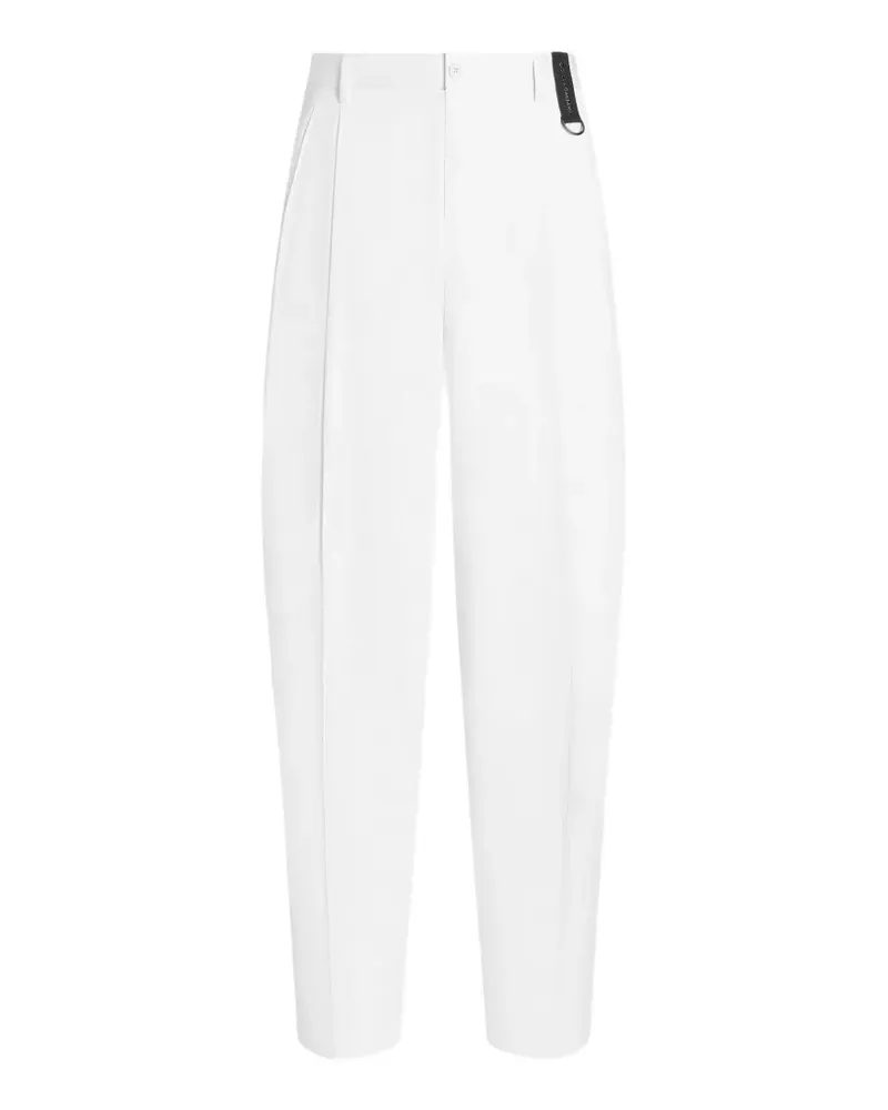 Dolce & Gabbana Hose aus Gabardine - Weiß Weiß