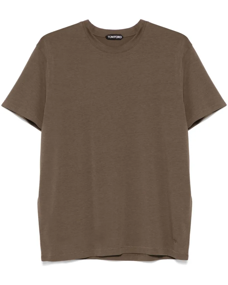 Tom Ford T-Shirt mit rundem Ausschnitt - Grün Grün