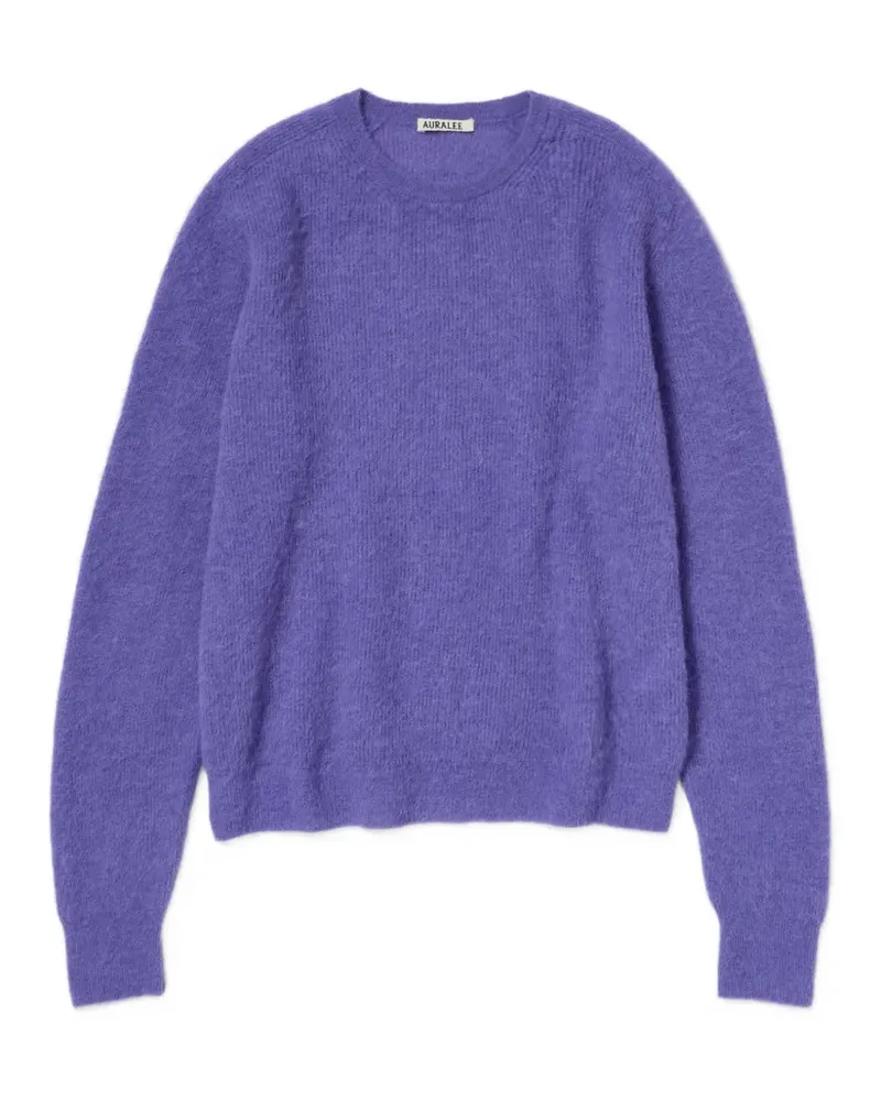 AURALEE sheer knit sweater - Violett Violett