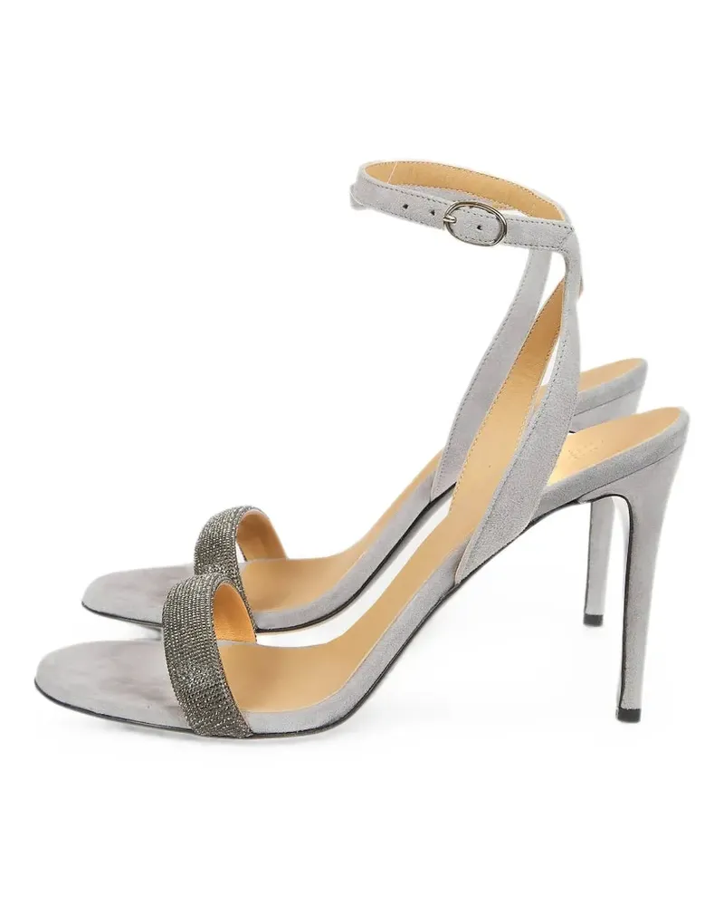 Eleventy embellished buckled sandals - Grau Grau