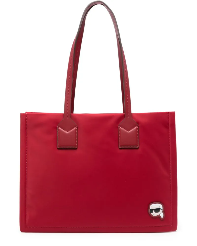 Karl Lagerfeld Mittelgroße Ikon Tote Bag - Rot Rot