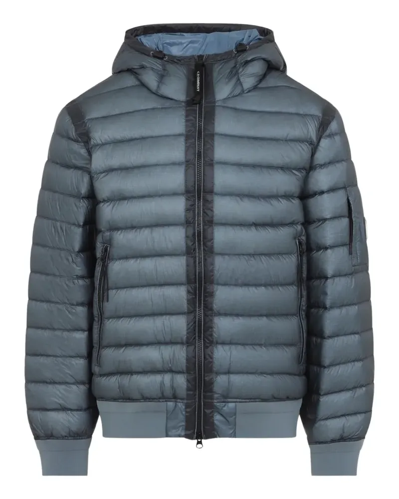 C.P. Company D.D. Shell hooded Lens down jacket - Blau Blau