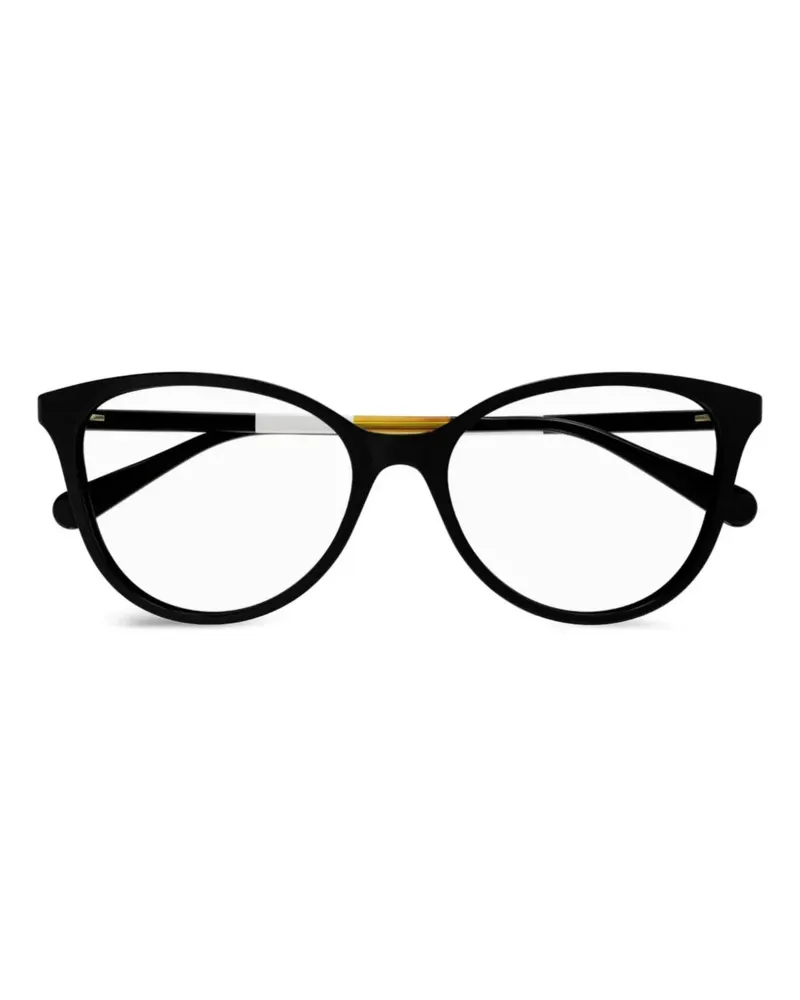 Gucci Brille mit Butterfly-Gestell - Schwarz Schwarz