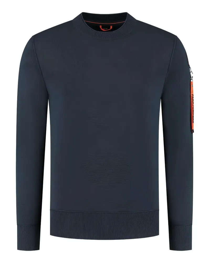 Parajumpers Pullover mit Logo-Patch - Blau Blau
