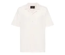 Pointelle-Strick-Hemd mit Reverskragen