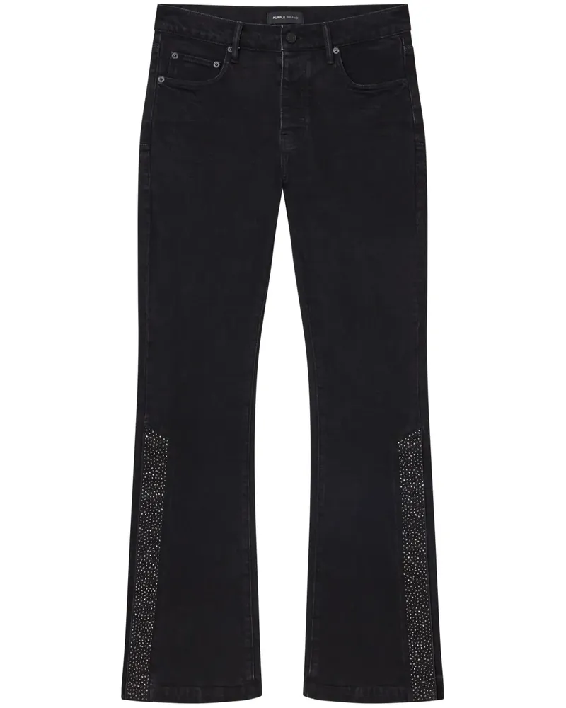 PURPLE BRAND Ausgestellte P067 Jeans - Schwarz Schwarz
