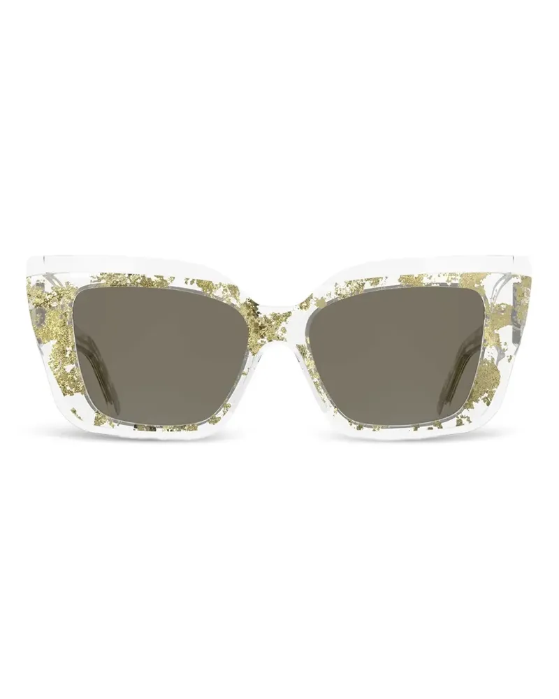 Karl Lagerfeld Sonnenbrille mit Glitter-Detail - Gold Gold