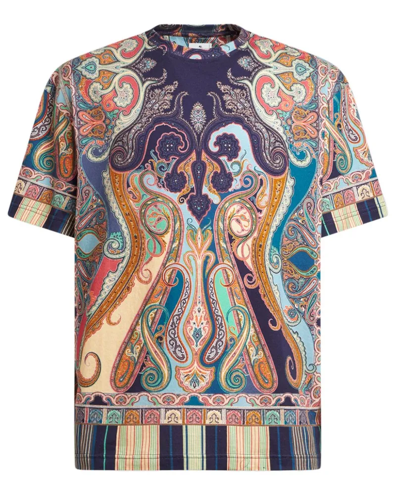 Etro T-Shirt mit Paisleymuster - Nude Nude
