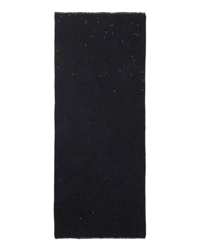 Peserico Schal mit Pailletten - Grau Grau