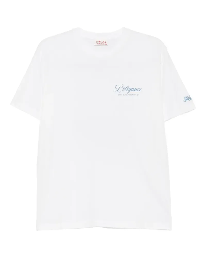 MC2 Saint Barth Portland logo-print round-neck T-shirt - Weiß Weiß