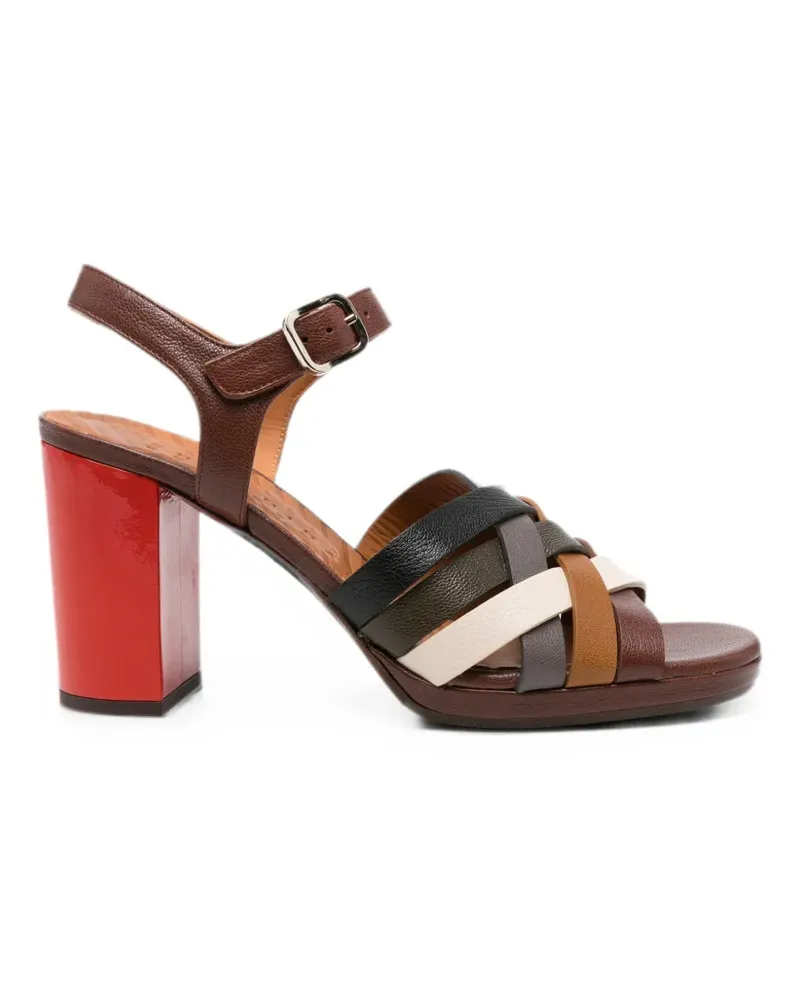 Chie Mihara Padoc Sandalen mit Webmuster - Braun Braun