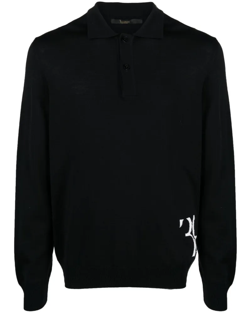 Billionaire Pullover mit Monogramm-Stickerei - Schwarz Schwarz