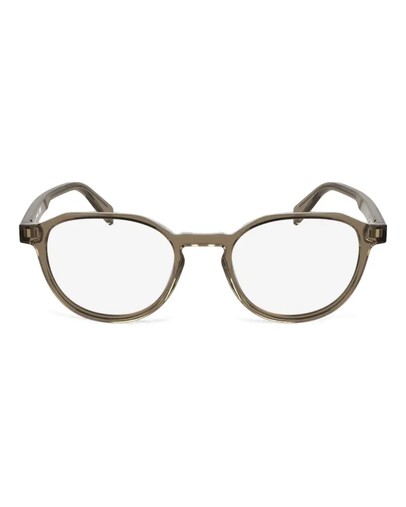 Lacoste Brille mit rundem Gestell - Braun Braun