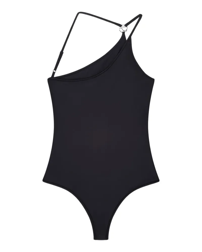 COPERNI Badeanzug mit Logo-Applikation - Schwarz Schwarz