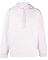 Courrèges Hoodie mit Logo-Stickerei Rosa