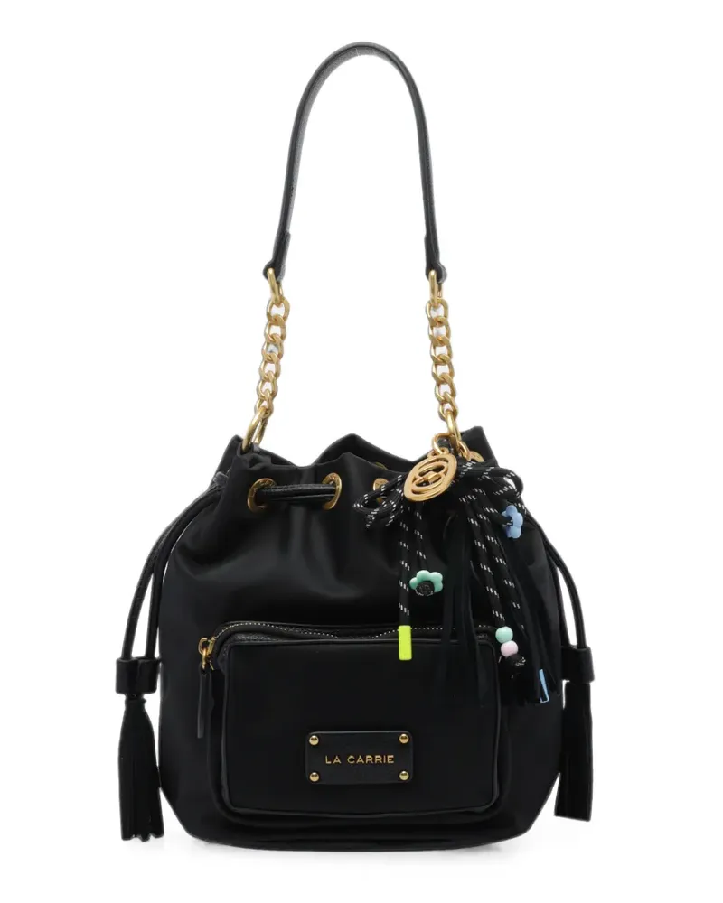 LA CARRIE Dark Wave Beuteltasche - Schwarz Schwarz