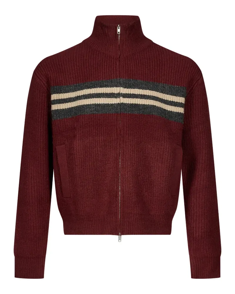 Song For The Mute striped zip-up cardigan - Rot Rot