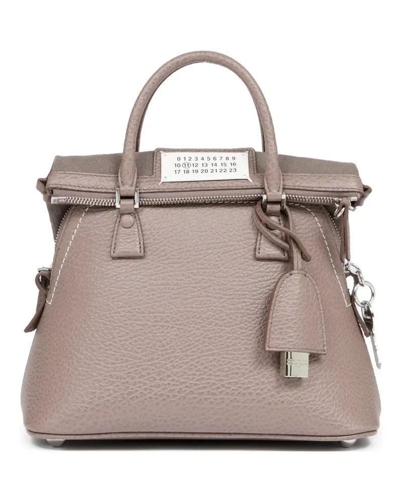 Maison Margiela Kleine 5AC Classique Schultertasche - Nude Nude