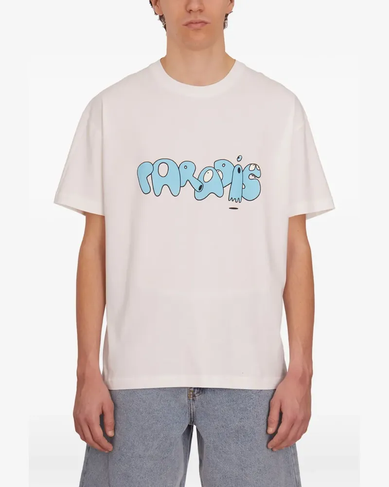 3PARADIS x Edgar Plans graphic-print T-shirt - Weiß Weiß