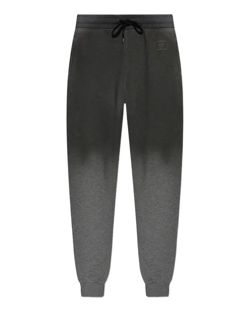Moschino ombré logo track pants - Grau Grau