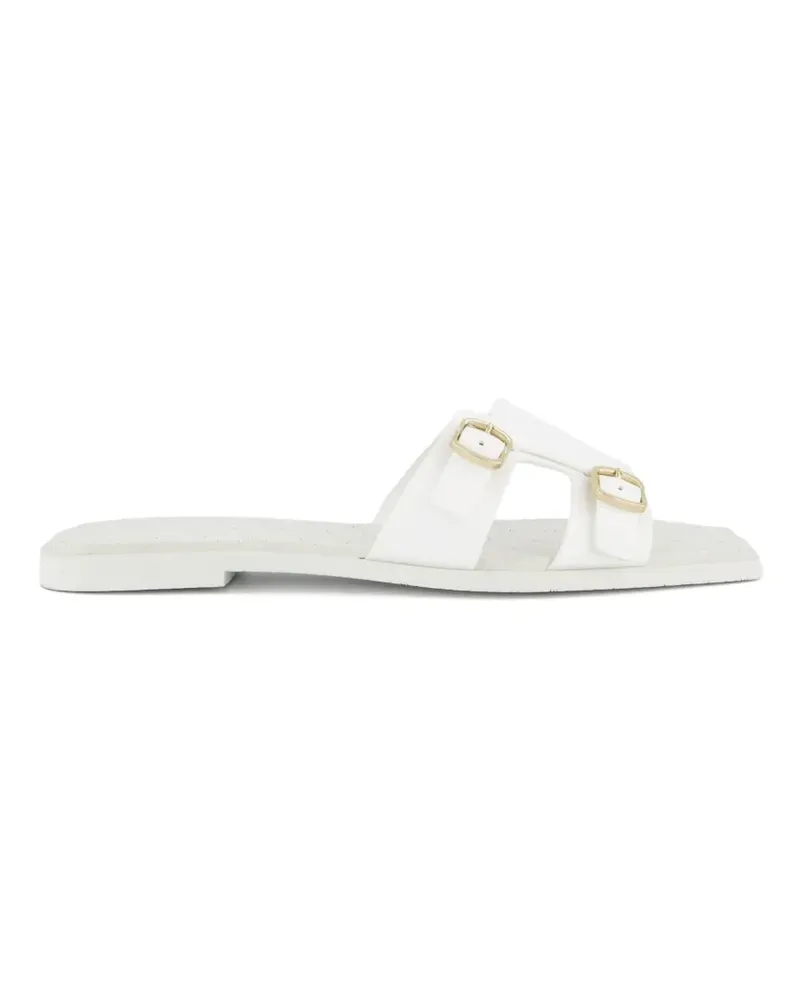 Santoni Sandalen mit Schnalle - Weiß Weiß