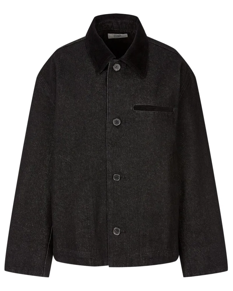 STUDIO TOMBOY Jacke aus Baumwolle - Schwarz Schwarz