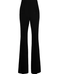 SPORTMAX Ausgestellte High-Waist-Hose Schwarz