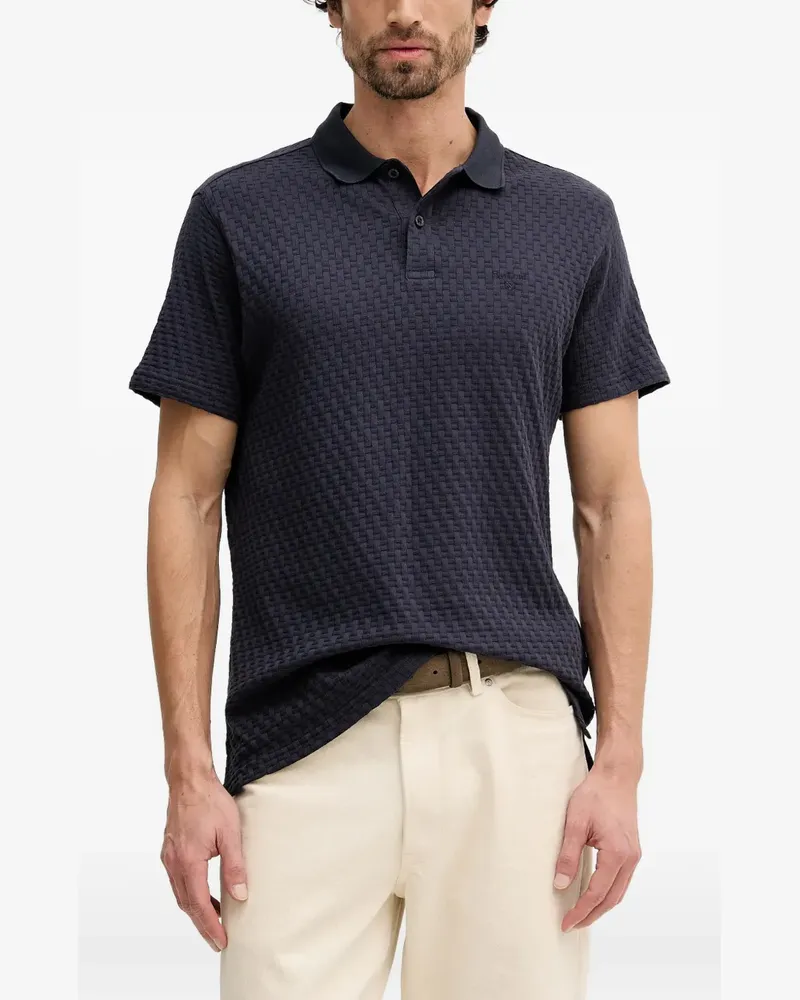 Barbour Strukturiertes Poloshirt - Blau Blau
