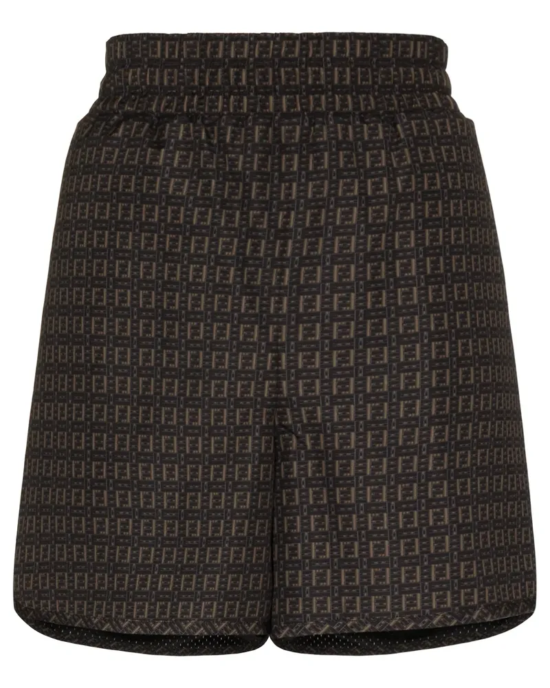 Fendi Shorts mit FF-Print - Braun Braun