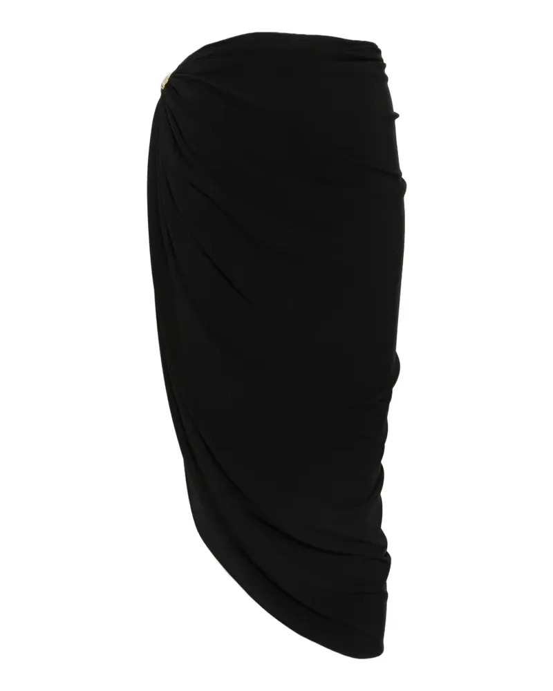 SPORTMAX Licenza asymmetric skirt - Schwarz Schwarz