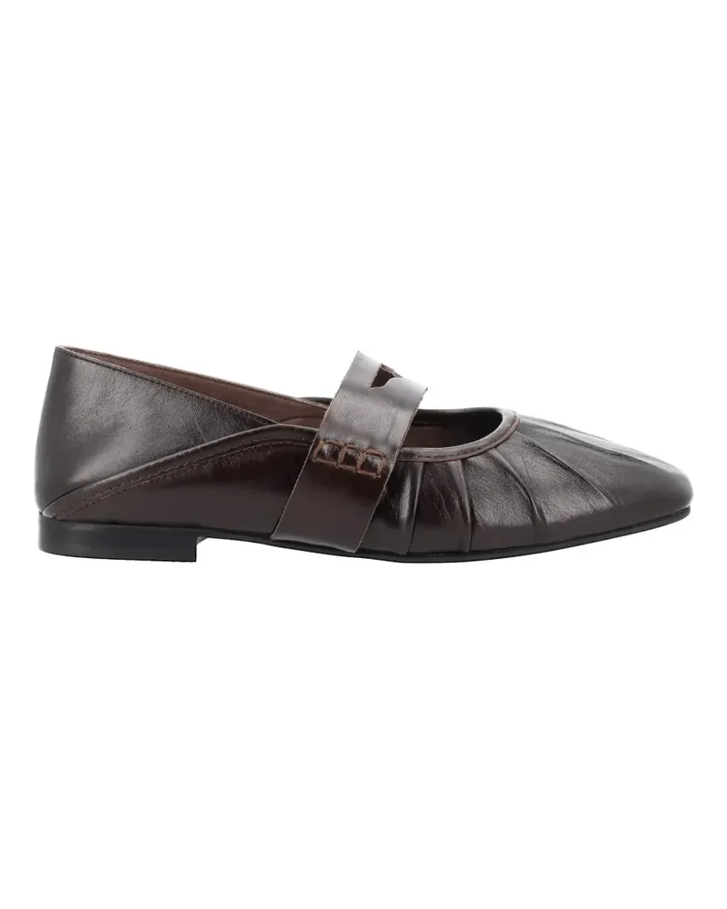 Alohas Bargo loafer-strap ballet flats - Braun Braun