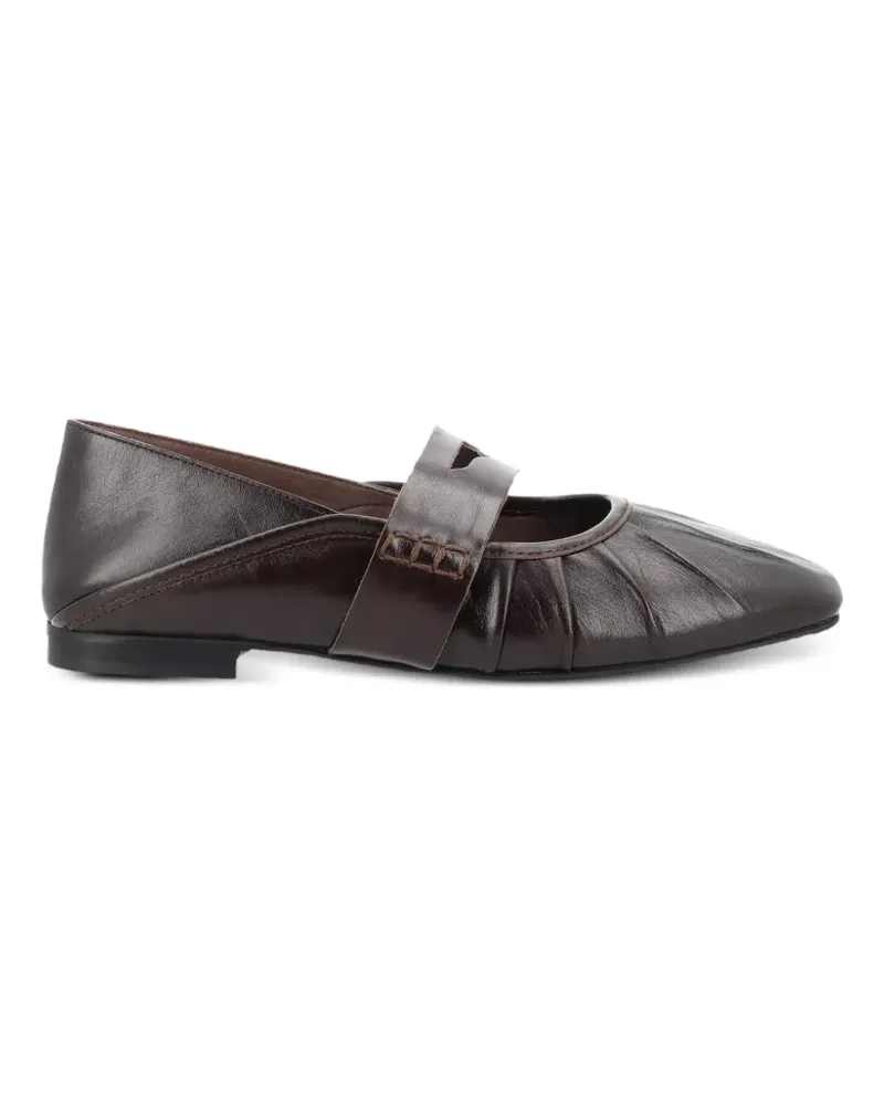 Alohas Bargo loafer-strap ballet flats - Braun Braun