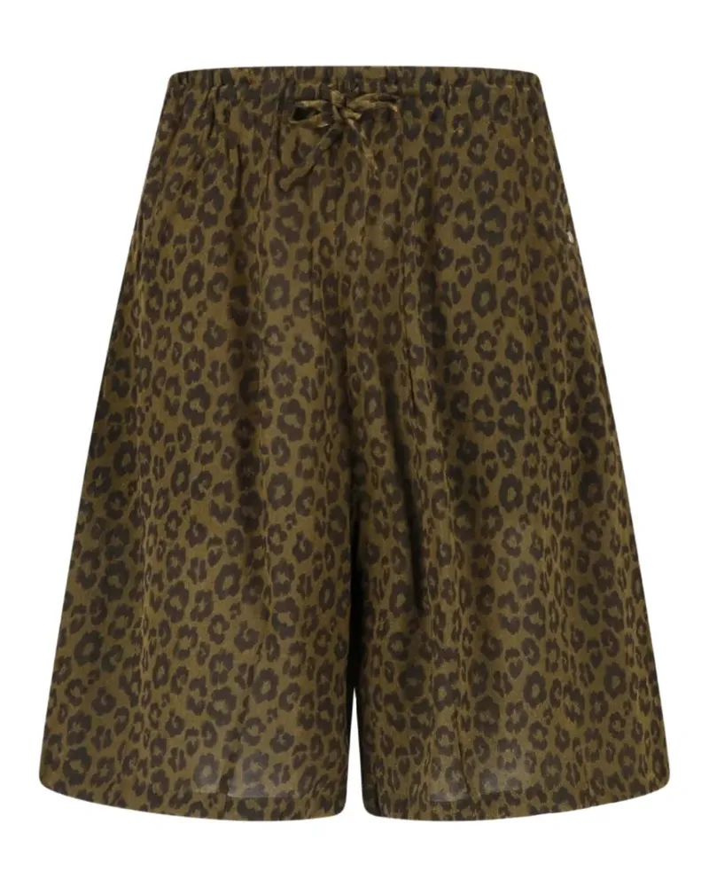 NEEDLES leopard print shorts - Braun Braun